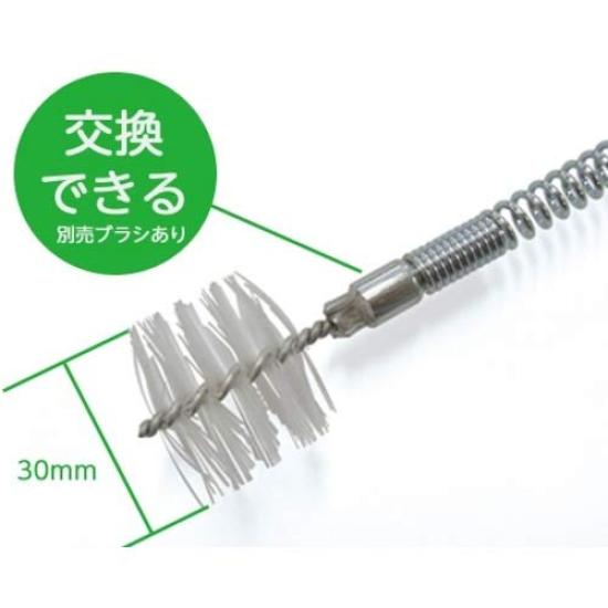 SANEI Pipe Cleaner Brush Type 5m Steel PR802-5