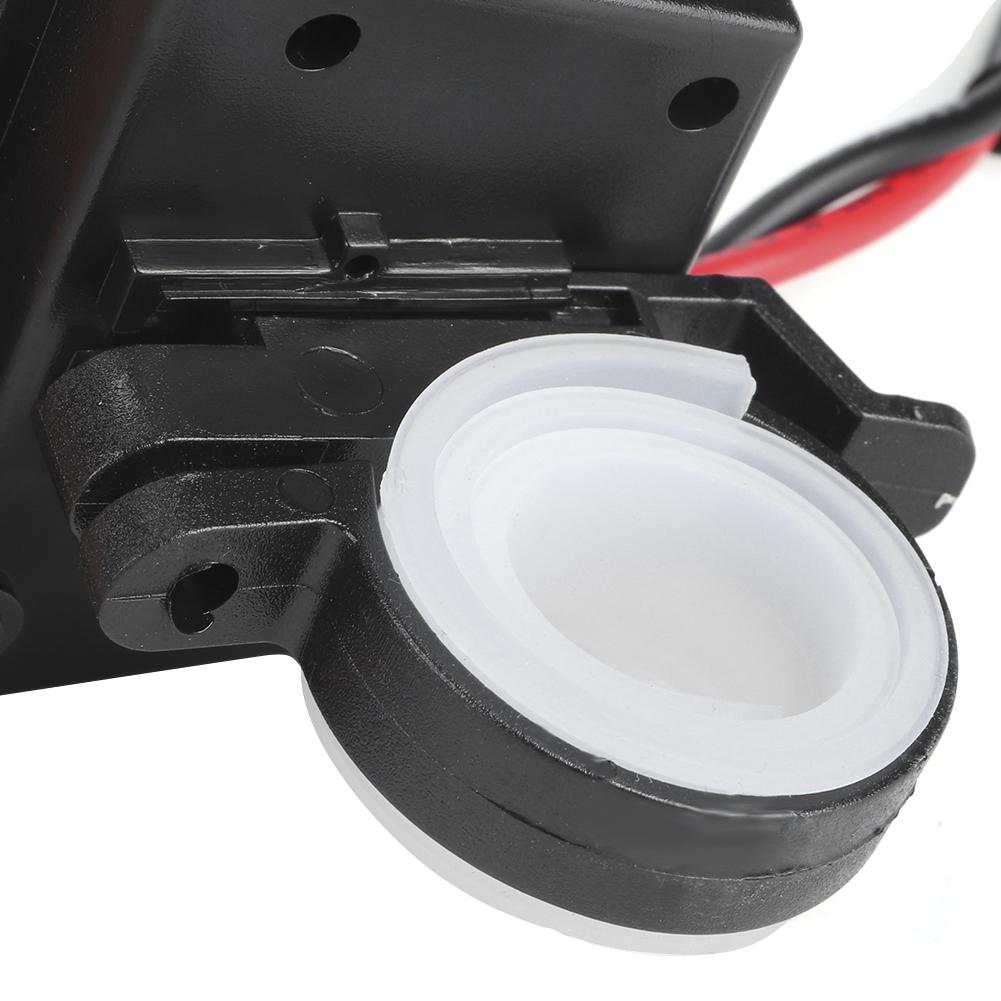   Motorcycle Dual USB   Socket Adapter with Voltmeter Display