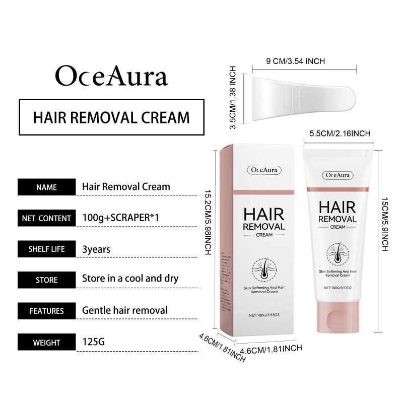 Smooth Skin Hair Removal Cream Gentle Nourishment for Body Painless Easy Application for Women at Home