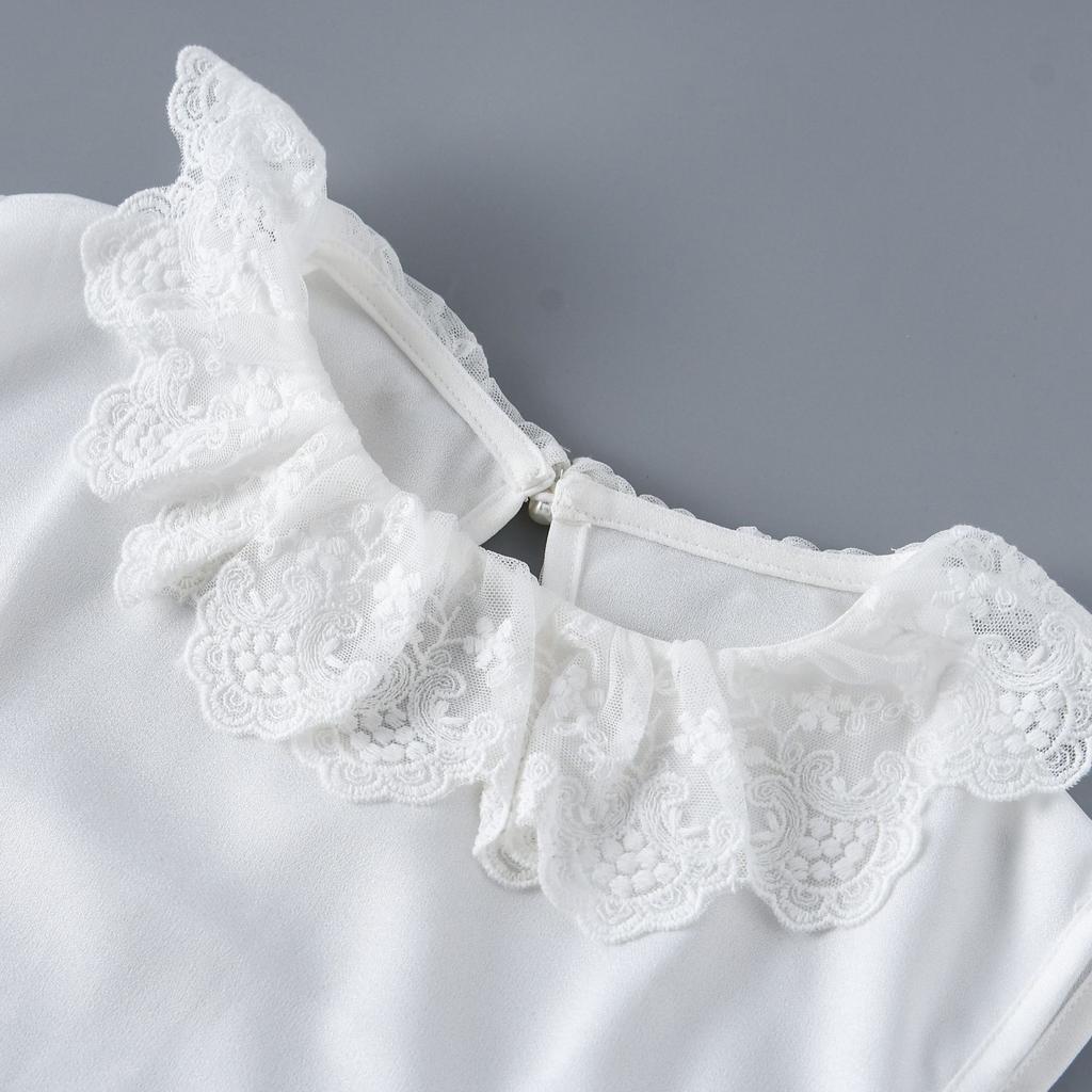 Spring/Autumn/Winter New Fake Collar Shirt Women's Neckwear Sweater Decchable Decorative Collar Female Lace Lapel Fake Collar