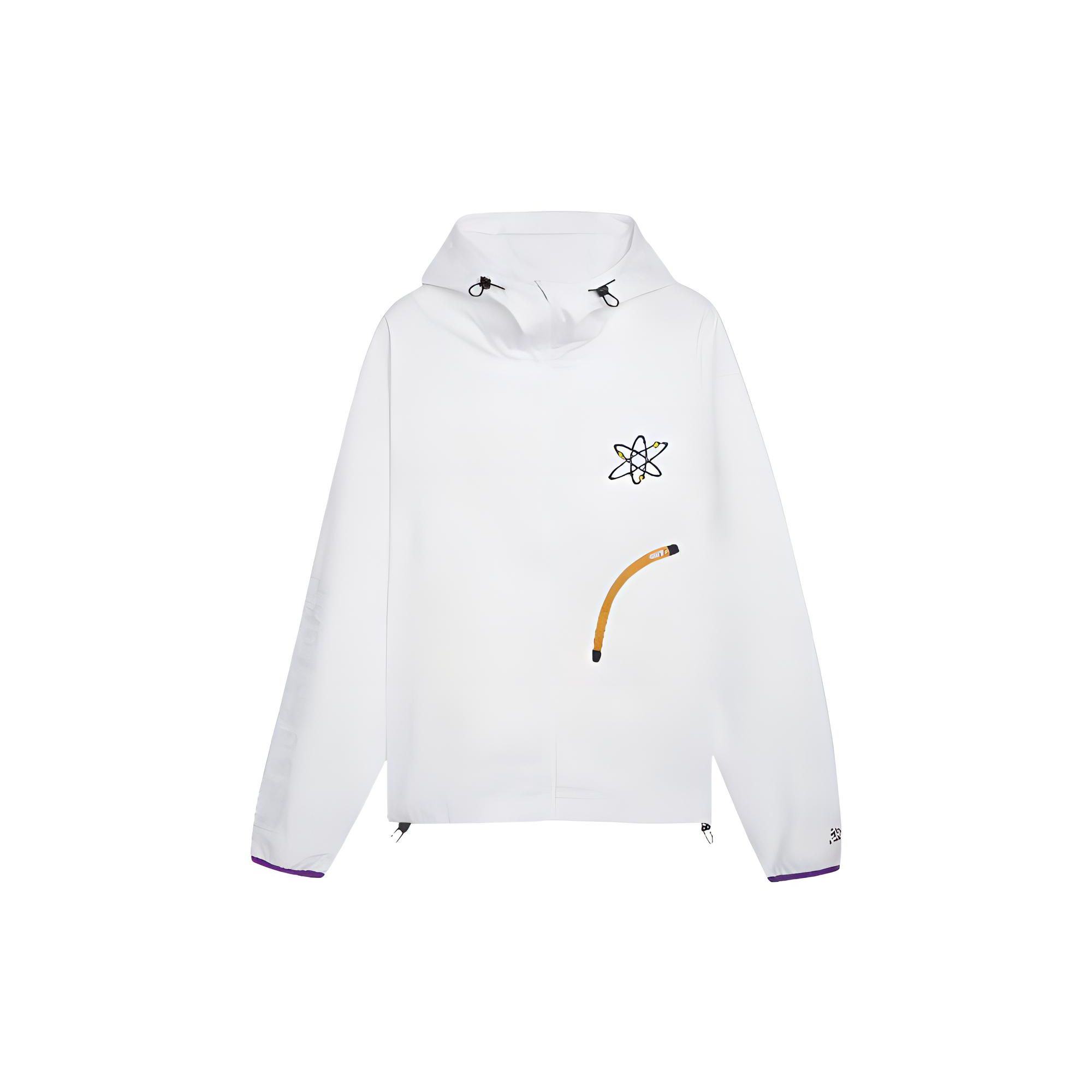 

Puma X Dexters Laboratory Collaboration Logo Design Casual Свободная мужская куртка с длинным рукавом Белая 625334-01 XL