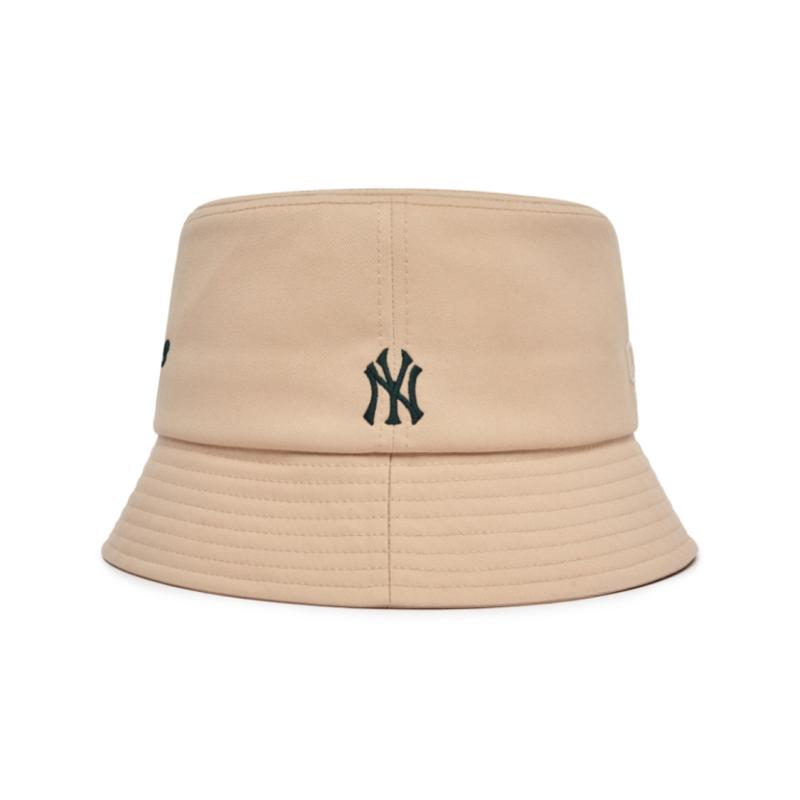 MLB Cotton Bucket Hats Unisex Khaki Fashion 3AHTV013N-50SAL