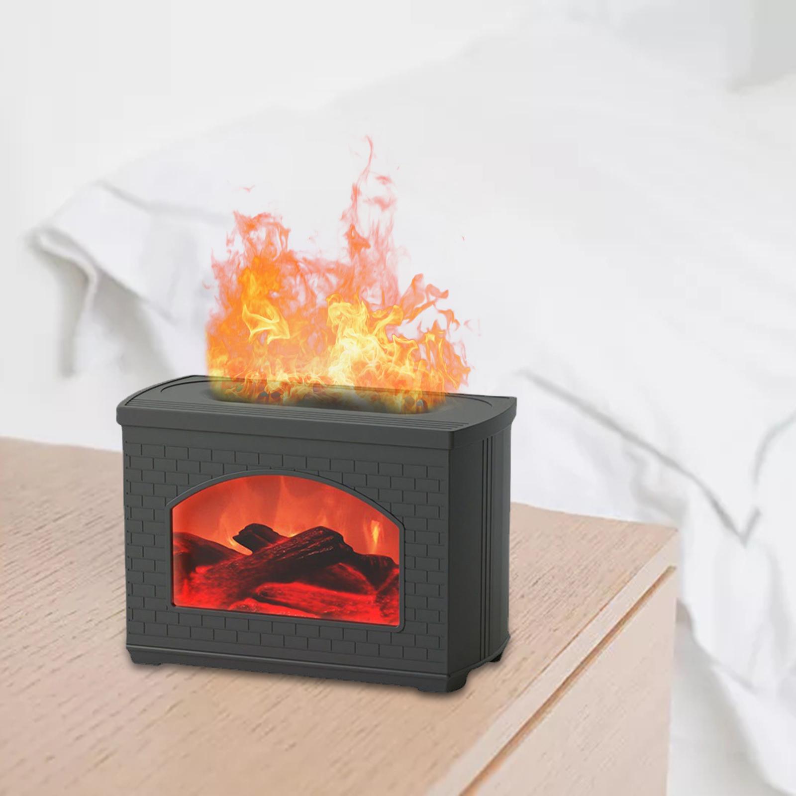 

Увлажнитель воздуха USB Simulation Flame 270 мл Декоративный Автоматический выключатель Защита Портативный чёрный