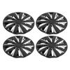 4Pcs Hubcap Wheel Cover Snap On Universal 15in Wheel Rim Cover Exterior Accessories Replacement for
