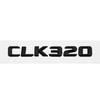 Car Rear Trunk Letters Emblem Tail Box Badge Sticker for Mercedes Benz CLK55 CLK63 CLK200 CLK230 CLK240 CLK280 CLK320 CLK Class