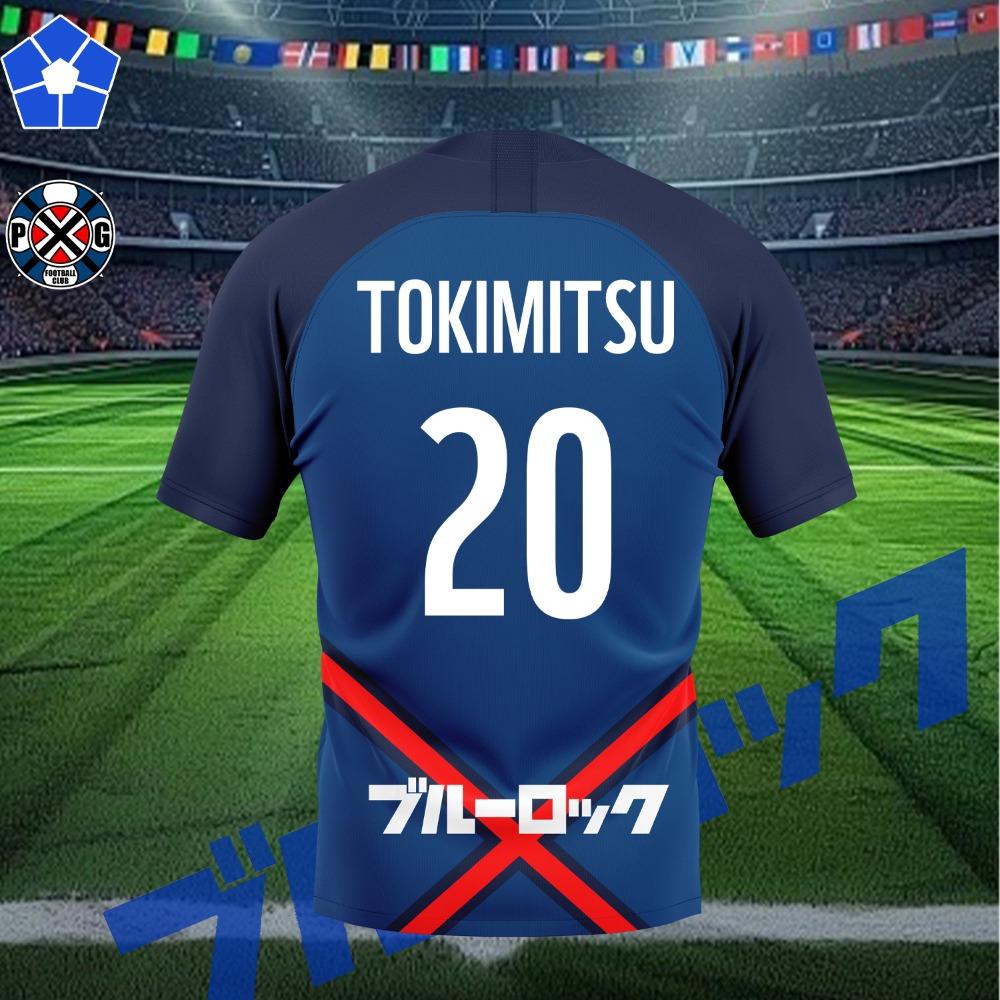 P.X.G Blue Lock Tee Anime Paris X Gen Jersey Football Uniform No.9 Rin Shidou Cosplay T Shirts Casual Sports Custom Name Tops