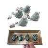 4er-Pack Tischdeckenbeschwerer aus Eisenvogel-Motiv, robuste Tischdeckenclips, Tischdeckenhalter für Zuhause, Gartenpartys und Hochzeiten