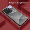 Geometric Prism For OnePlus Nord 3 5 6T 7 Pro 8 12 10T Reno8 Lite 5G 10R Nord N30 Hard Shell Tempered Glass Phone Case Black