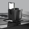 OEMASSIVE Car Drink Multifunctional Car Cup Smartphone Console Car Cup Holder with Charging Adjustable Fits Large ABS Small Item Car Interior Drink