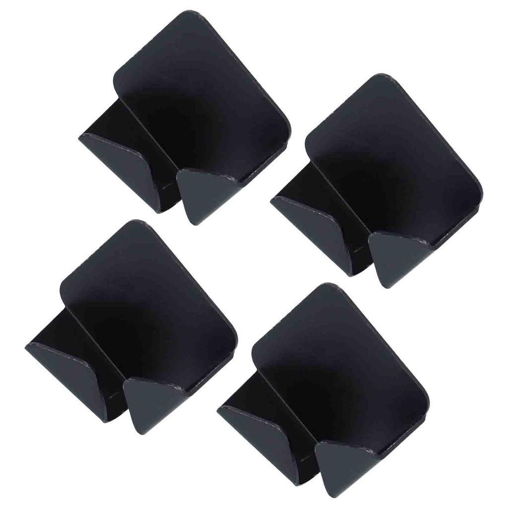 4Pcs NoPunch Power Cable Storage Rack WallMounted Socket Power Cord Gancho Suporte Suporte Preto