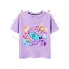 My Little Pony Girl T Shirt Twilight Sparkle Letter AZ TShirts Cartoon Kids Short Sleeve Tee Tops Casual Children Clothes