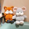 Non-Toxic 48Cm Cute Plush Toy Elephant Fox Cow Mouse Stuffed Animal Doll Huggable Christmas Birthday Gift