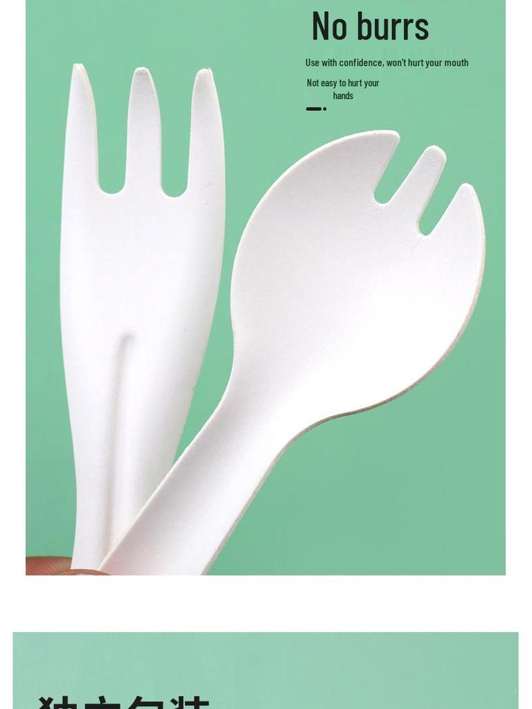 Jednorázové příbory balené jednotlivě: Vidlička, Lžíce, Dezertní vidlička, Dezertní lžíce, Lžička na zmrzlinu