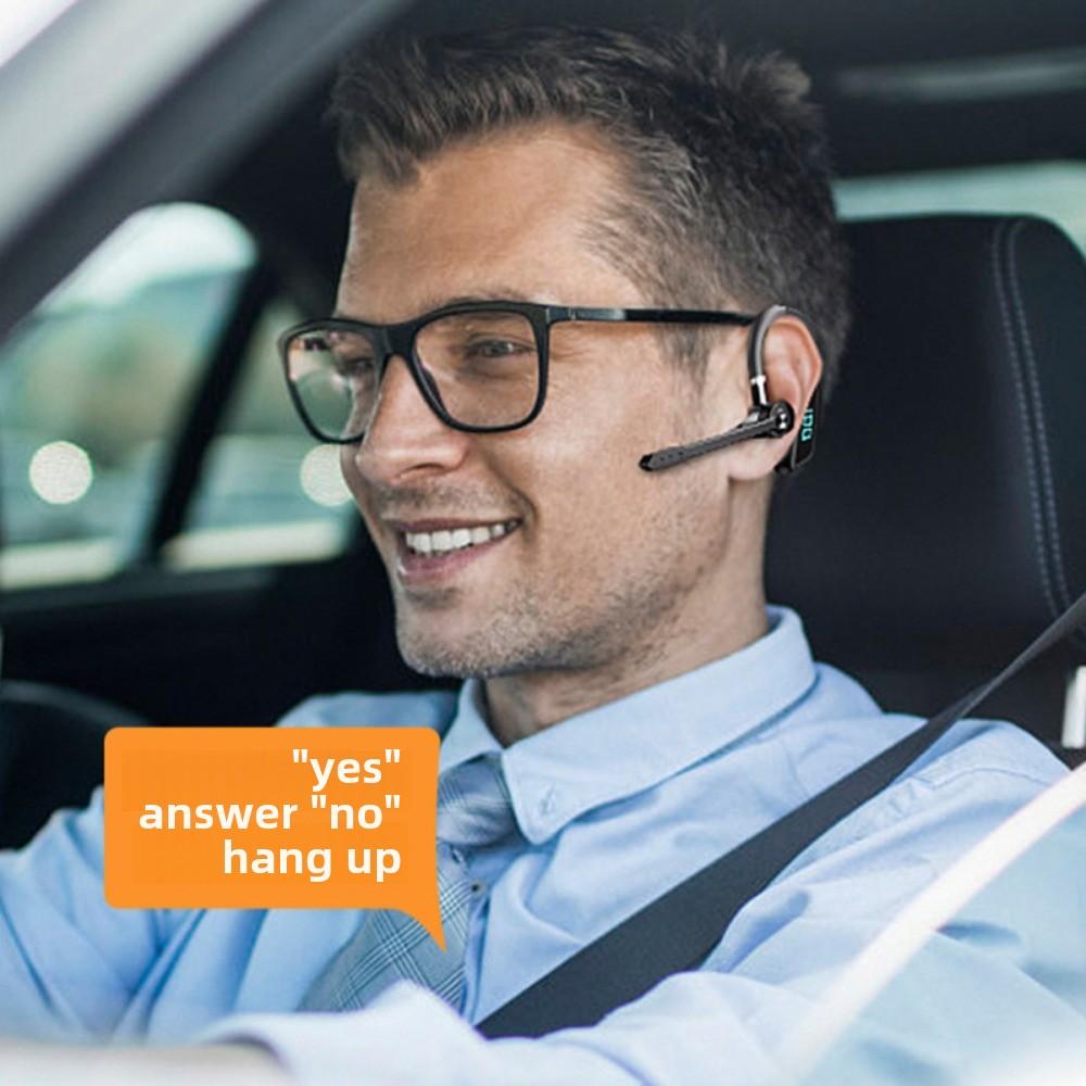 Bluetooth Headset New Business Model Sports Driving Upgrade Digital Display Upgrade Rotary Model