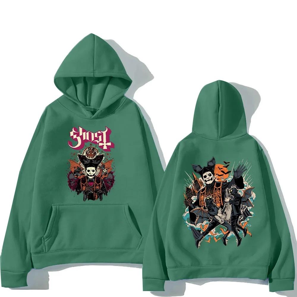 Ghost Music Band Autumn Winter Printed Men's Hoodie Brand Hoody Y2K Clothes Vintage Fashion Casual Unisex Long Sleeve Pullovers