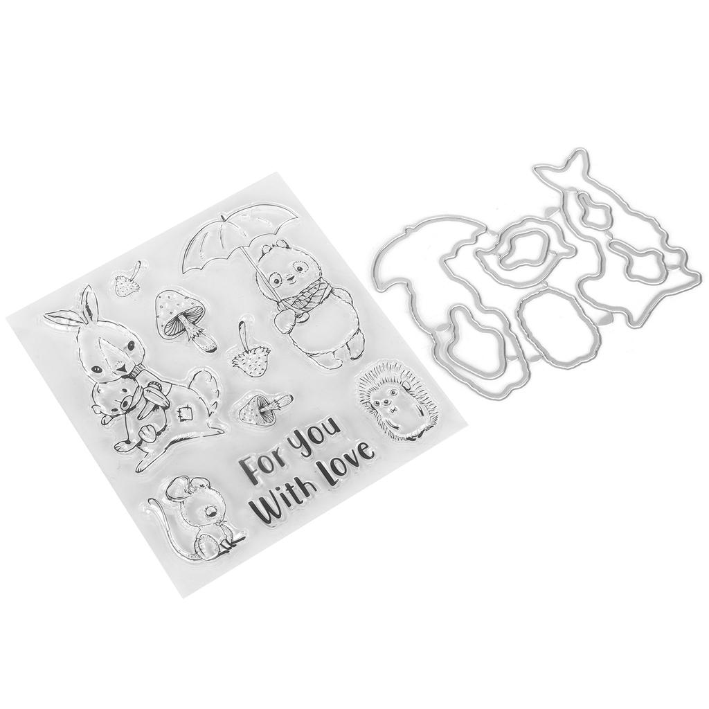Transparent Stamp  Clear Reusable Skin‑Friendly Clear Stamp for Card Making Decoration Scrapbooki