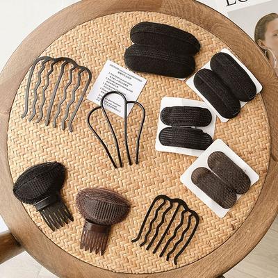 1pc Hair Root Fluffy Hair Pad Natural Hair Sponge Hair Pin Invisible Bangs Clips Magic Hair Donut Bun Makers Korean Styling Tool