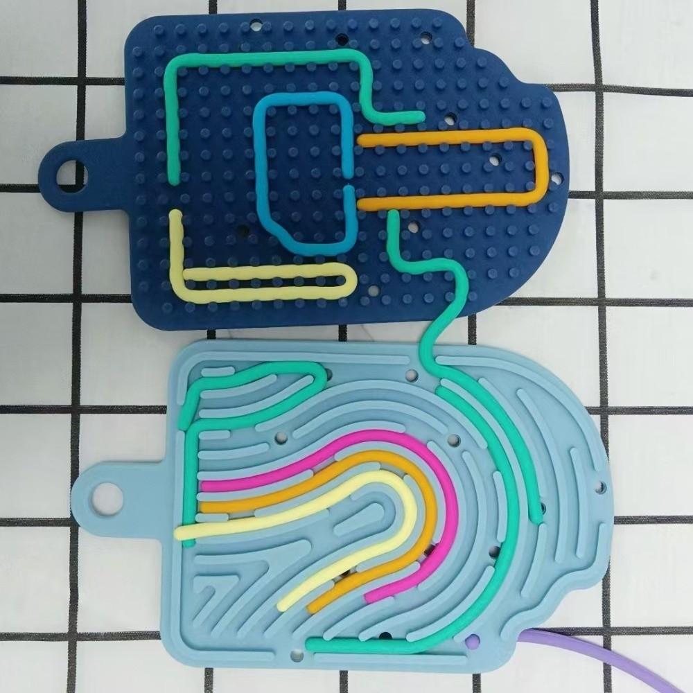 Ice Sticks Shape Sensory Fidget Toys Double-Sided Stress Relief Finger Decompression Toy Calming 12 Strings