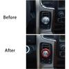 Gear Knob Cover Trim Aluminum for 2013-2017 Accessories Red L3J8