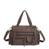 Stilvolle Wildleder Reisetasche Damen Mehrzweck-Tragetasche mit verstellbarem Schultergurt und Modischem Design