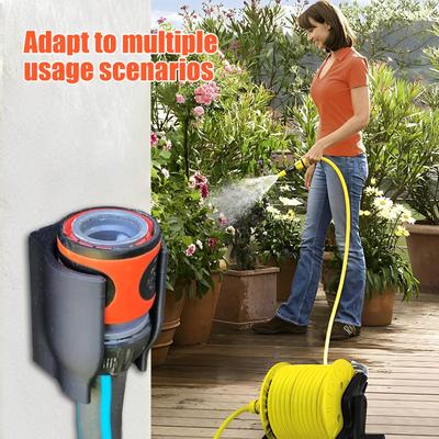 Suporte de Parede para Mangueira de Jardim Suporte Externo para Bicos de Pulverização Suporte Antiderrapante Acessórios Pulverizador Anexo para Quintal