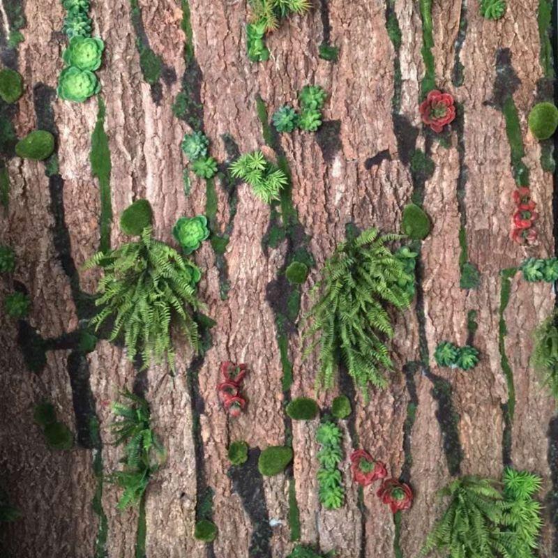 62KD 6Pieces Artificial Moss Rocks False Moss DIY for Garden Crafting Decorations