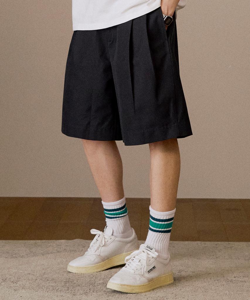 DTHIRTYONE Cotton Bermuda Pants_Black
