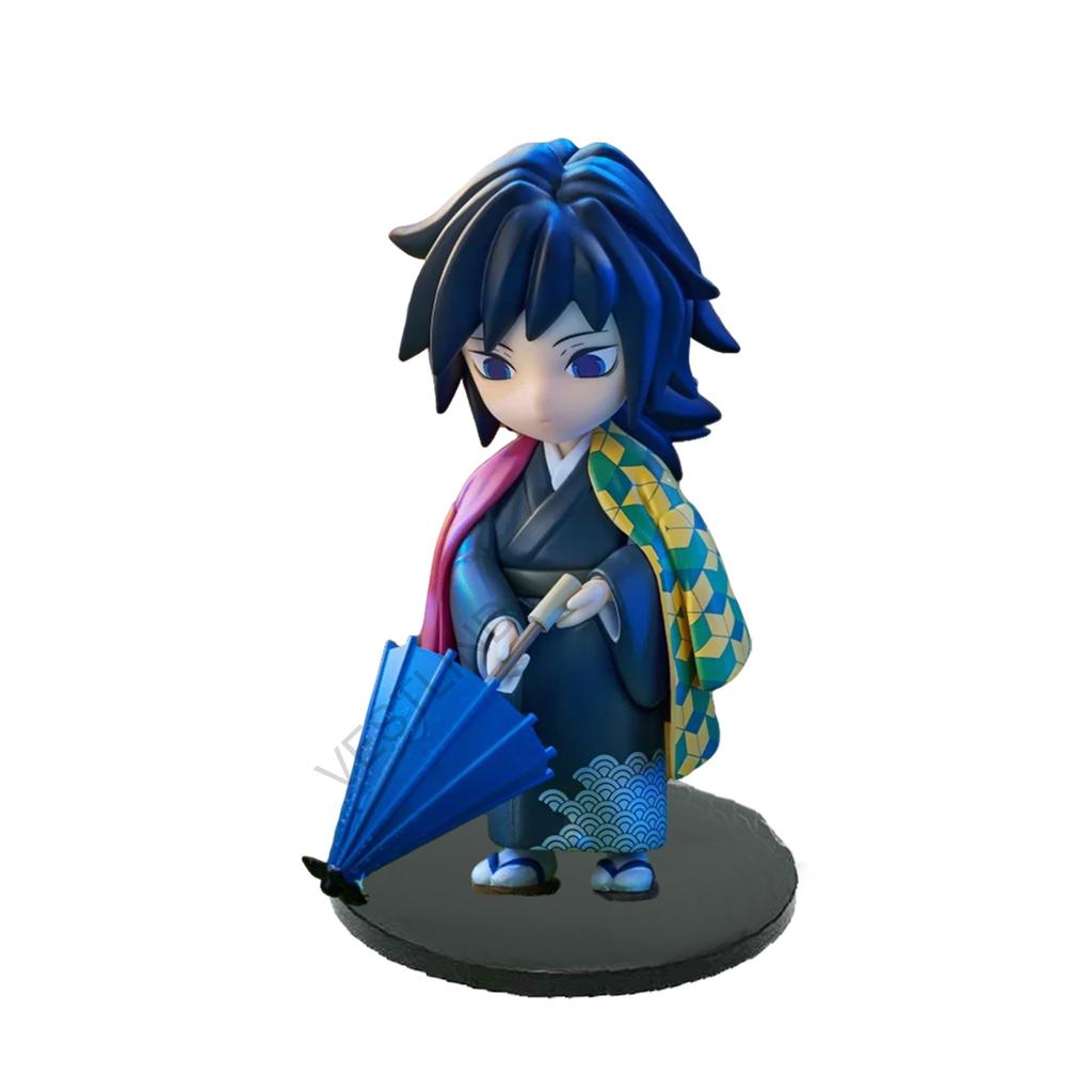 1/12PCS Ghost Slayer Blade Plum Rain Series Blind Box PVC Cute Humanoid Doll Anime Peripheral Collection Model Blind Box Gifts