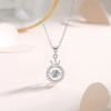 Moissanite Woman Pendant Sier Necklace for Women Chains Party Bridal Fine Jewelry Sterling Silver Necklace