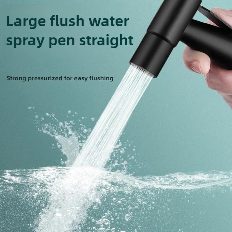 Handbrause für Toilettenhahn, Edelstahl, Sprühpistole, Handbidet-Spray, Badezimmer, selbstreinigender Duschkopf, Handbrause