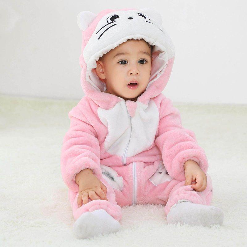 Newborn Baby Child Animal Jumpsuit Performance Wear Baby Cute Crawling Suit Baby Flannel Pajamas Costumes