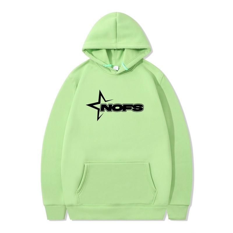 Oversized Letter Print Hoodie Men Women Hip Hop Streetwear Casual Pullover Sweatshirt