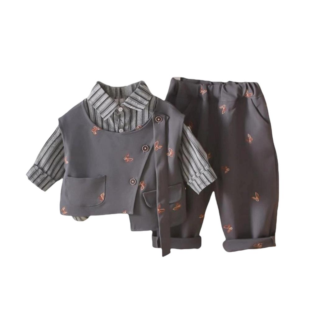 Kids Casual Long-Sleeve Set, Comfortable Daily Wear Outfits