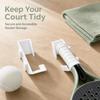 2PCS Plug-in Tennis Racket Wall Mount Weatherproof Sports Court Fence Hook  Fence Mount