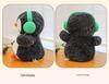 Chubby Penguin Plush Toy with Fun Headphones - Cute Cartoon Doll Gift for Girls