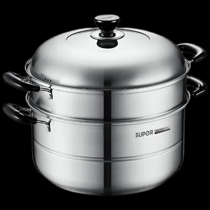 Supor Multi-layer 32cm Stainless Steel Steamer Pot