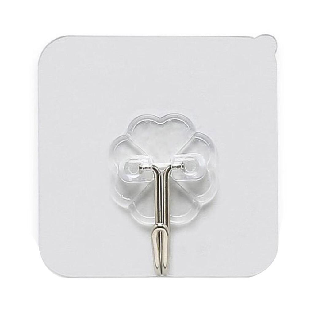 Transparent Viscose Door After Bathroom Kitchen Hooks To Strengthen Load Bearing