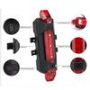 USB Rechargeable LED Bicycle Tail Light Mountain Bike Safety Driving Warning Front Rear Flashing Lights Night Riding Accessories