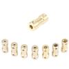 5pcs 2mm/2.3mm/3mm/3.17mm/4mm/5mm/6mm Brass  Motor Shaft Coupling Coupler Motor Transmission Connector