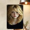 D Flat D FlatD Flat Pc Blonde Haired Girl Sheet Picture Wall Art Living Room Bedroom Hallway Kitchen Decoration Her Holi