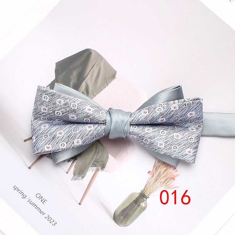 Rael Striped Bow Tie Plaid Polyester Bow Tie Men'S Casual Shirt Accessories Bow Tie