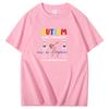 Autism Is Not A Disability Its A Different Ability Graphic T Shirts Unisex Summer Short Sleeve T Shirt Cotton Print T Shirt