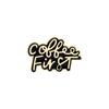 Artistic Cartoon Design Coffee For Life Mug With Durable Geometric Alloy Pin Ideal For Everyday Use
