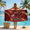 Asciugamano da Spiaggia alla Moda San Francisco 49ers Asciugamano Portatile Morbido ad Asciugatura Rapida per Nuoto Campeggio Vacanze