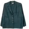 Chanel VINTAGE Matelasse Button Shirt Jacket Jacket greenUsed