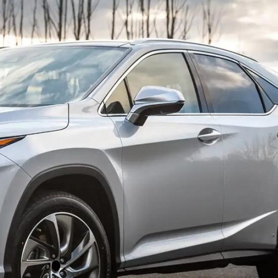 White Left Driver Side Rearview Mirror Cap Cover For Lexus NX RX 2015-2021