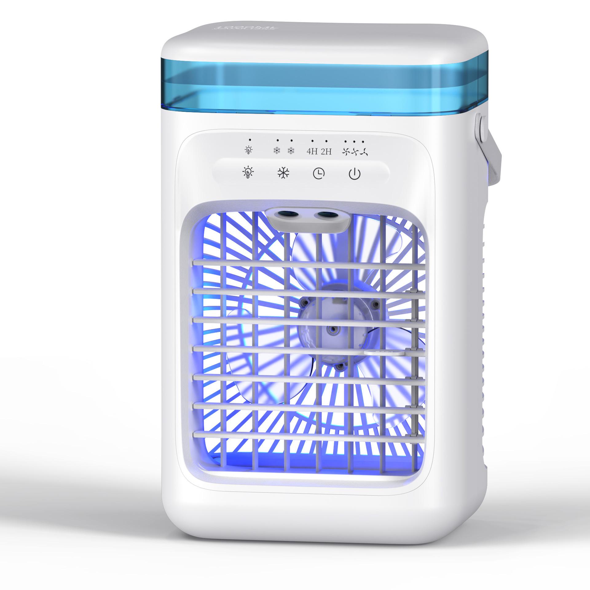

Portable USB Water Mist Desktop Fan for Home and Office 17.8 x 14.7 x 29.5 cm белый