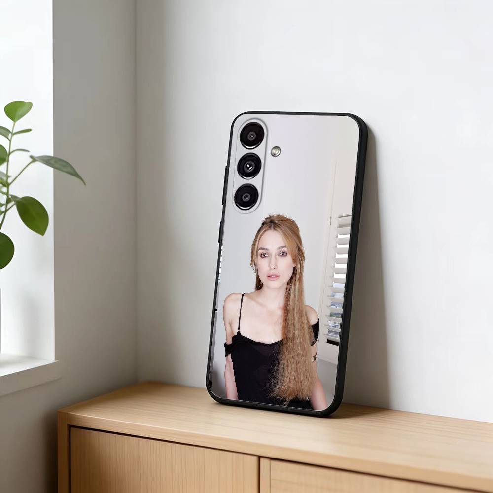 Keira Knightley Phone Case For Samsung Galaxy A20,21s,22,31,32,52,53,72,73,80,91 Soft Black Shell