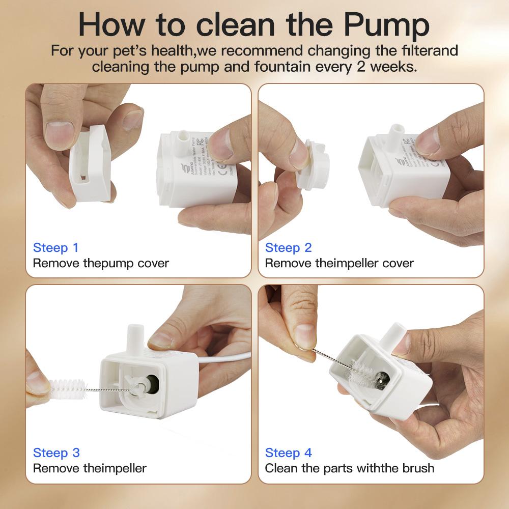 2.5L 5V USB Bebedero Automático para Gato Perro con Grifo Dispensador de Agua para Perro Filtro Transparente Bebedero Sensor para Mascotas Cuenco para Beber