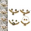 Halskette Ohrring Set Trendiger Statement Anhänger Schmuck für Bräute Mädchen